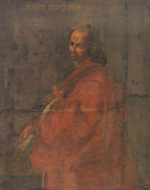Scuola toscana del XVII secolo - Ritratto del Gonfaloniere Aghinolfo Popoleschi