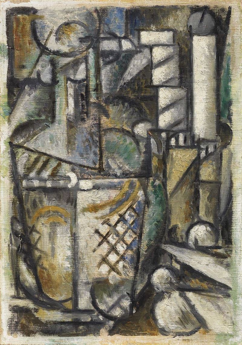Ardengo Soffici - Bottiglia e Candeliere
