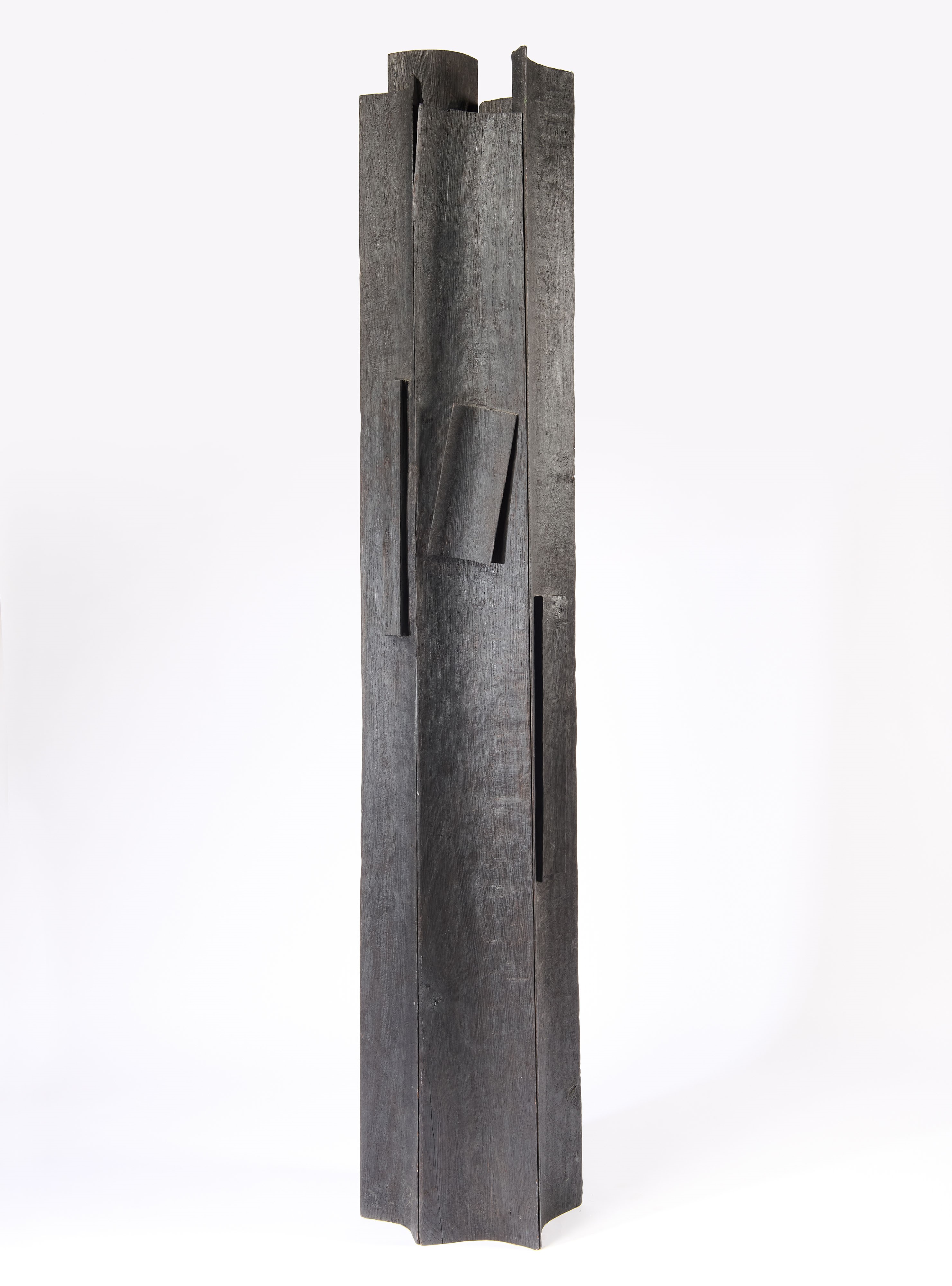 Nunzio - Autore anonimo, Senza titolo - combustione su legno