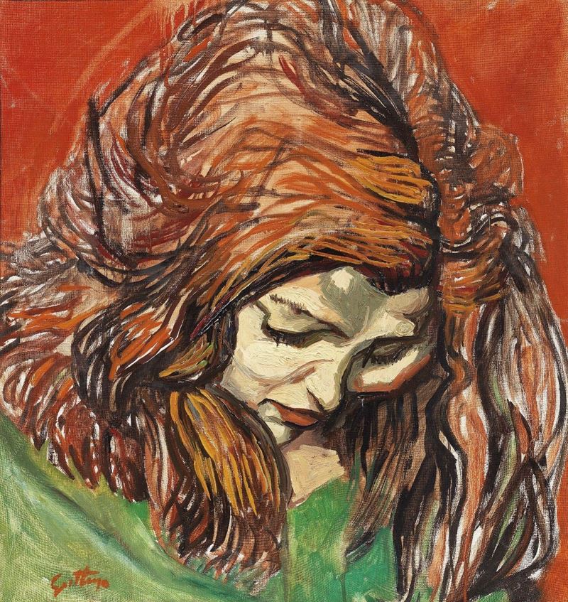 Renato Guttuso - Volto di Donna