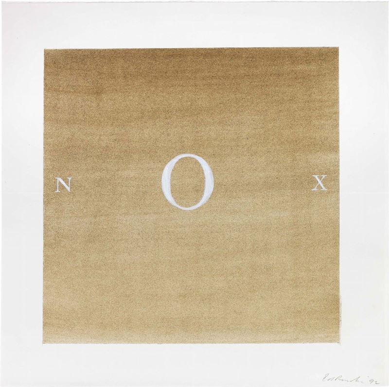Ed Ruscha - Nox (night)