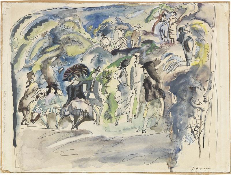 Julius Pascin - Parc À la Havanne