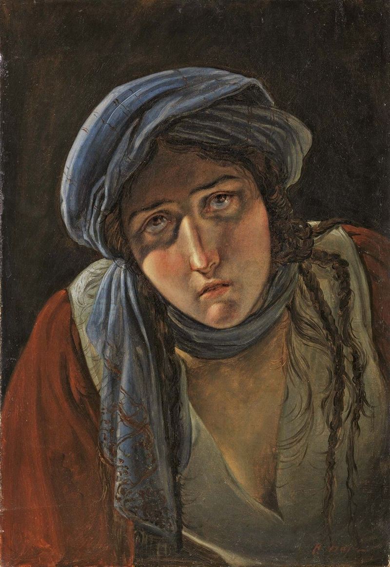 Francesco Hayez - Studio per "i Profughi di Parga