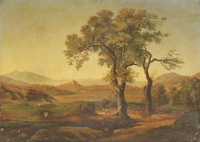 Paesaggio con Castello Lontano