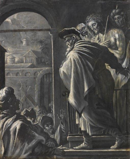 Scuola Emiliana Fine XVII Secolo - Cristo Deriso