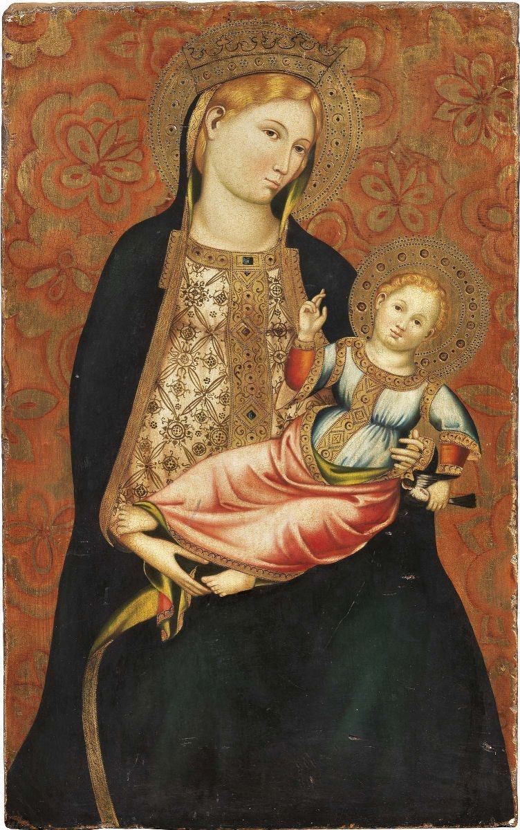Ignoto Fine XIX Secolo - Madonna Col Bambino