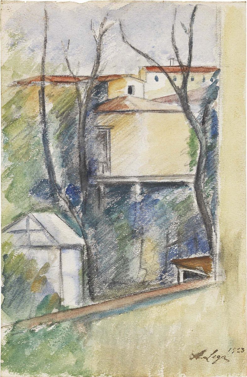 Achille Lega - Scorcio di Città
