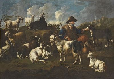 Paesaggio con Pastore e Armenti