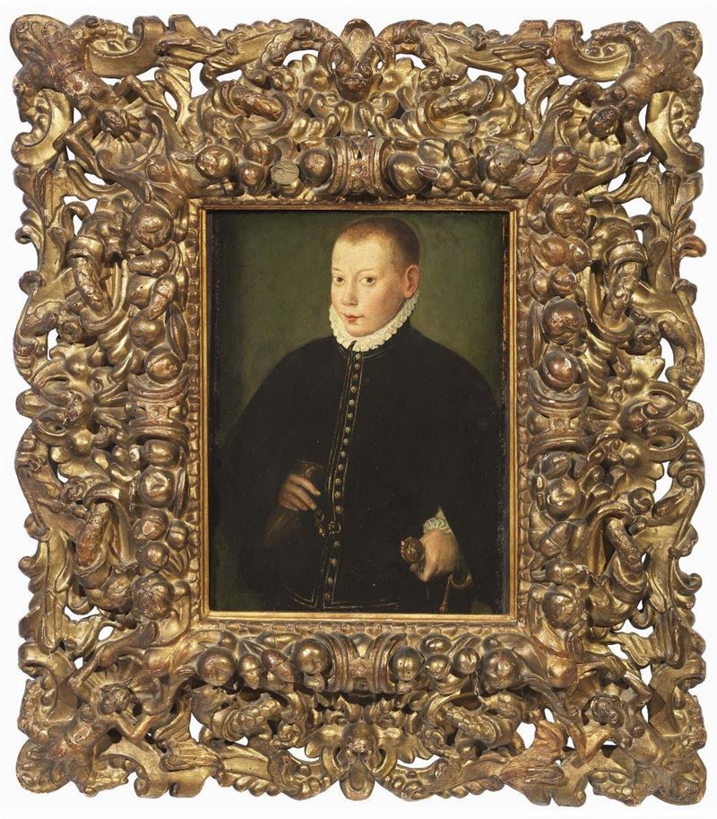 Scuola Fiamminga Fine XVI Secolo - Ritratto di Giovane (gonzaga?)