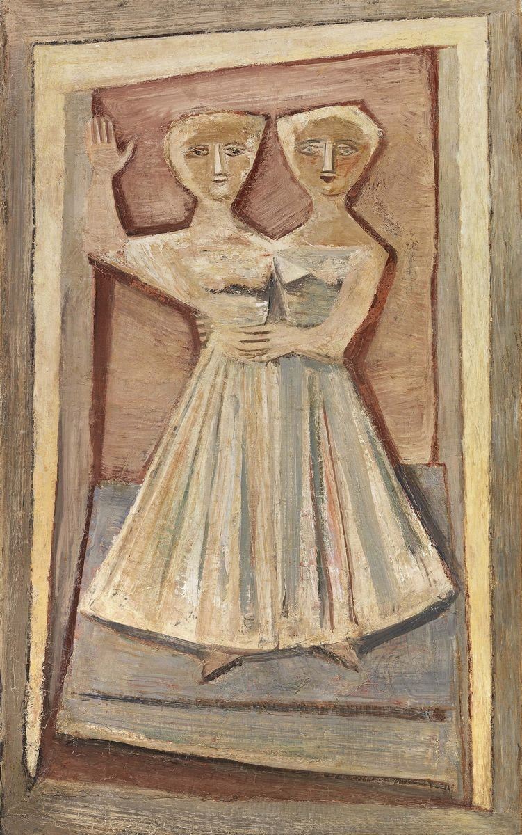 Massimo Campigli - Due Figure (le Gemelle)