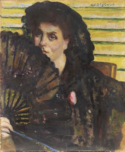 Ritratto di Signora con Ventaglio