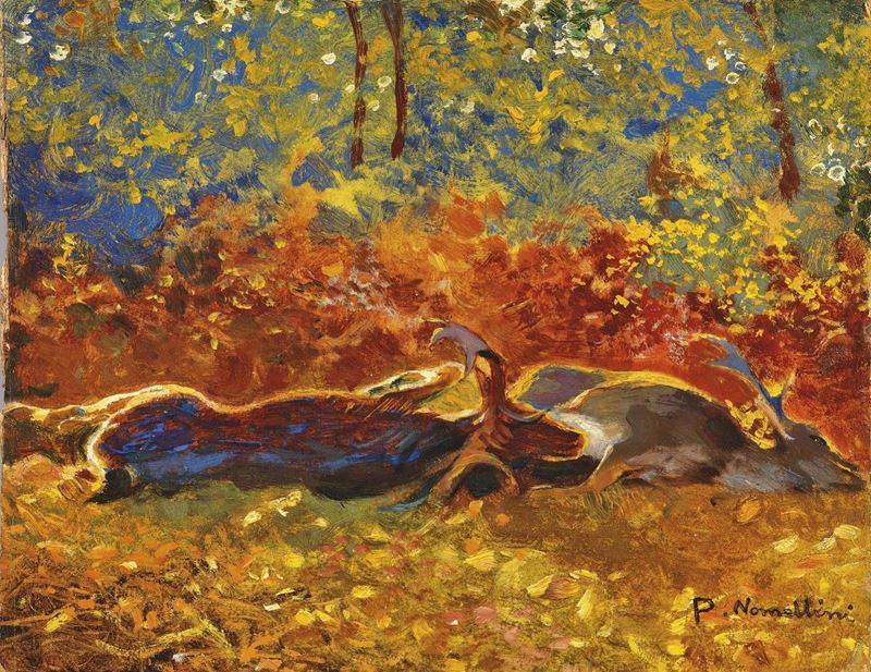 Plinio Nomellini - I Daini Morti