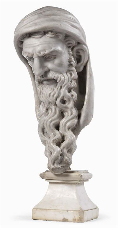 Testa di Uomo Barbato