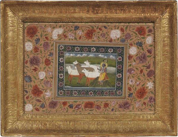 Miniatura indiana in stile Moghul