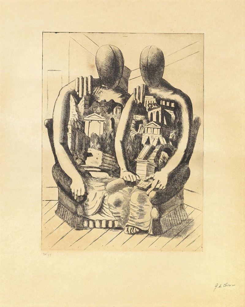 Giorgio De Chirico - Gli Archeologi II