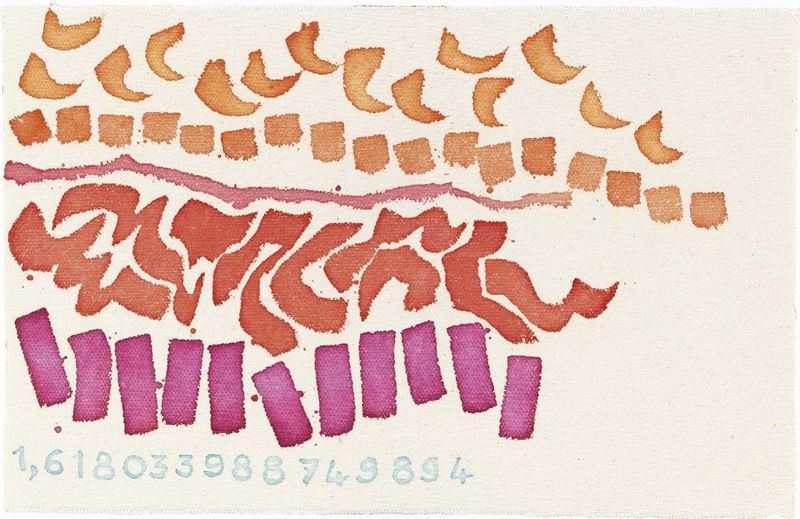 Giorgio Griffa - Sezione Aurea 894