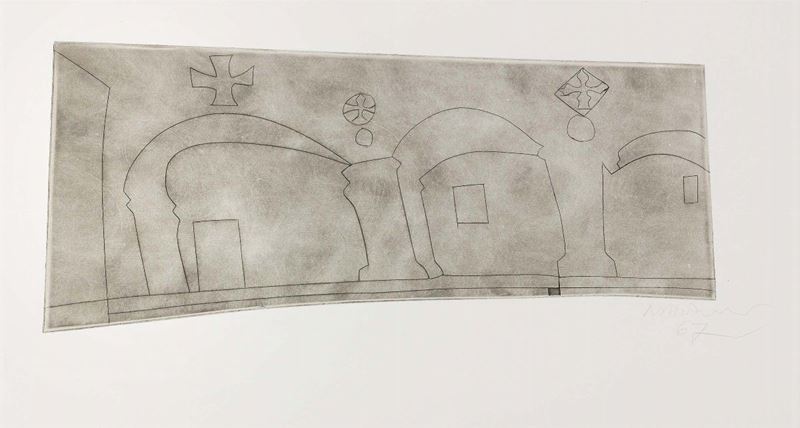 Ben Nicholson - Long Horizontal Patmos