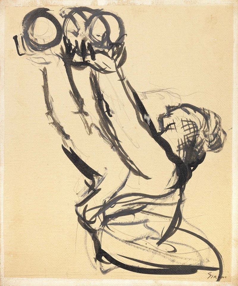 Mario Sironi - Nudo di Donna