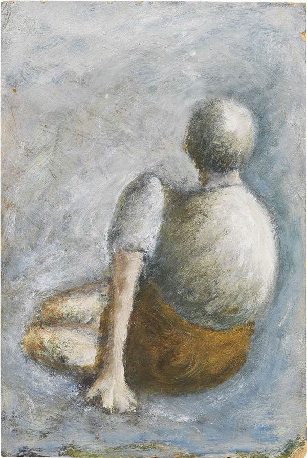 Ottone Rosai - Figura seduta