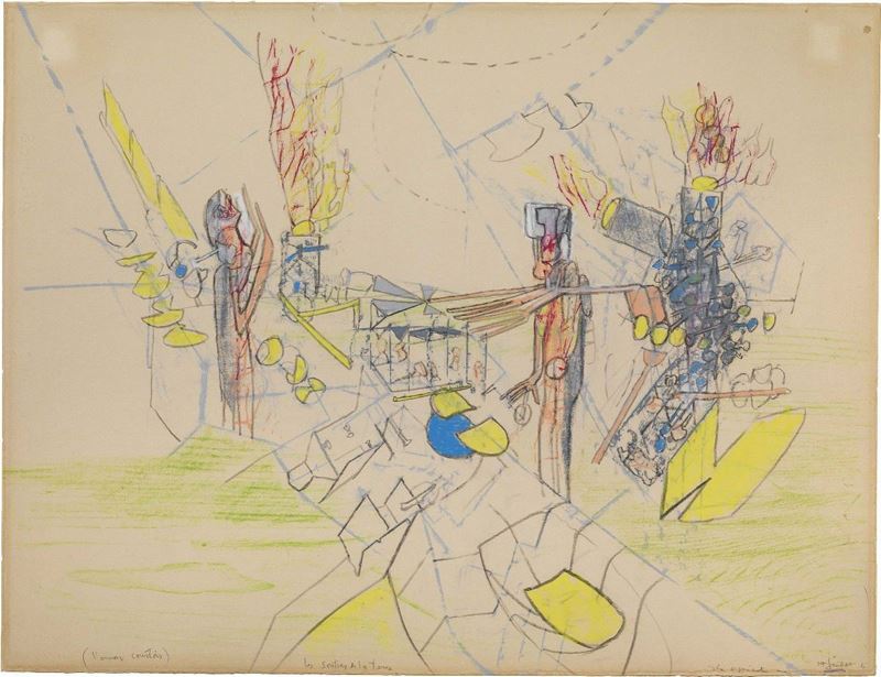 Roberto Sebastian Matta - Les Sentieres De la Terre