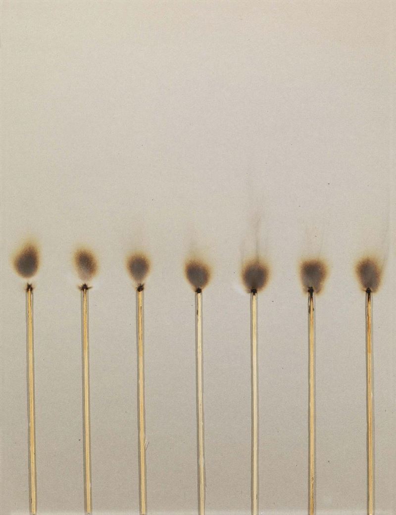 Bernard Aubertin - Dessin De Feu