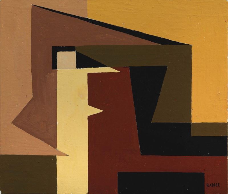 Mario Radice - Composizione Gru