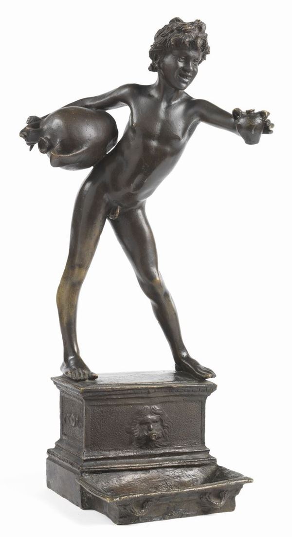 Da Vincenzo Gemito : L'acquaiolo  - Scultura in bronzo - Auction DIPINTI E SCULTURE DEL XIX E XX SECOLO - II - Casa d'aste Farsettiarte