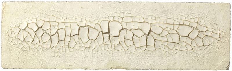 Alberto Burri - Bianco Cretto
