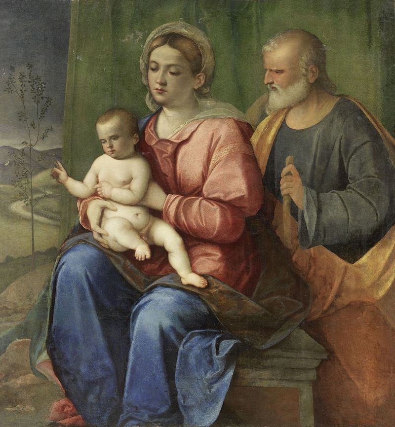 Pietro degli Ingannati (attr. A) - Sacra Famiglia