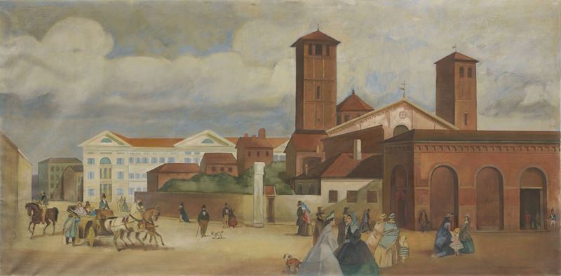 Marcello Dudovich - Milano, Sant'ambrogio