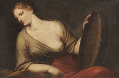 La Vestale Tuccia con il Setaccio