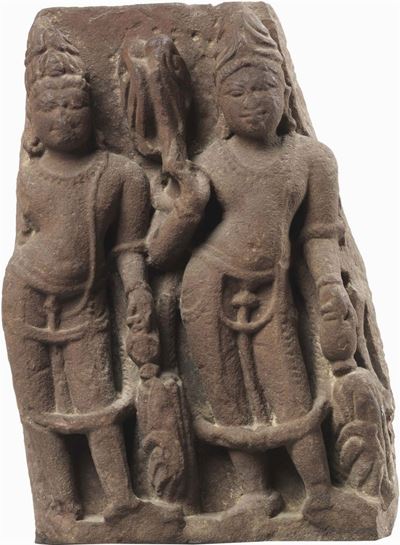 Scultura Raffigurante «divinità Assistenti di Indra»