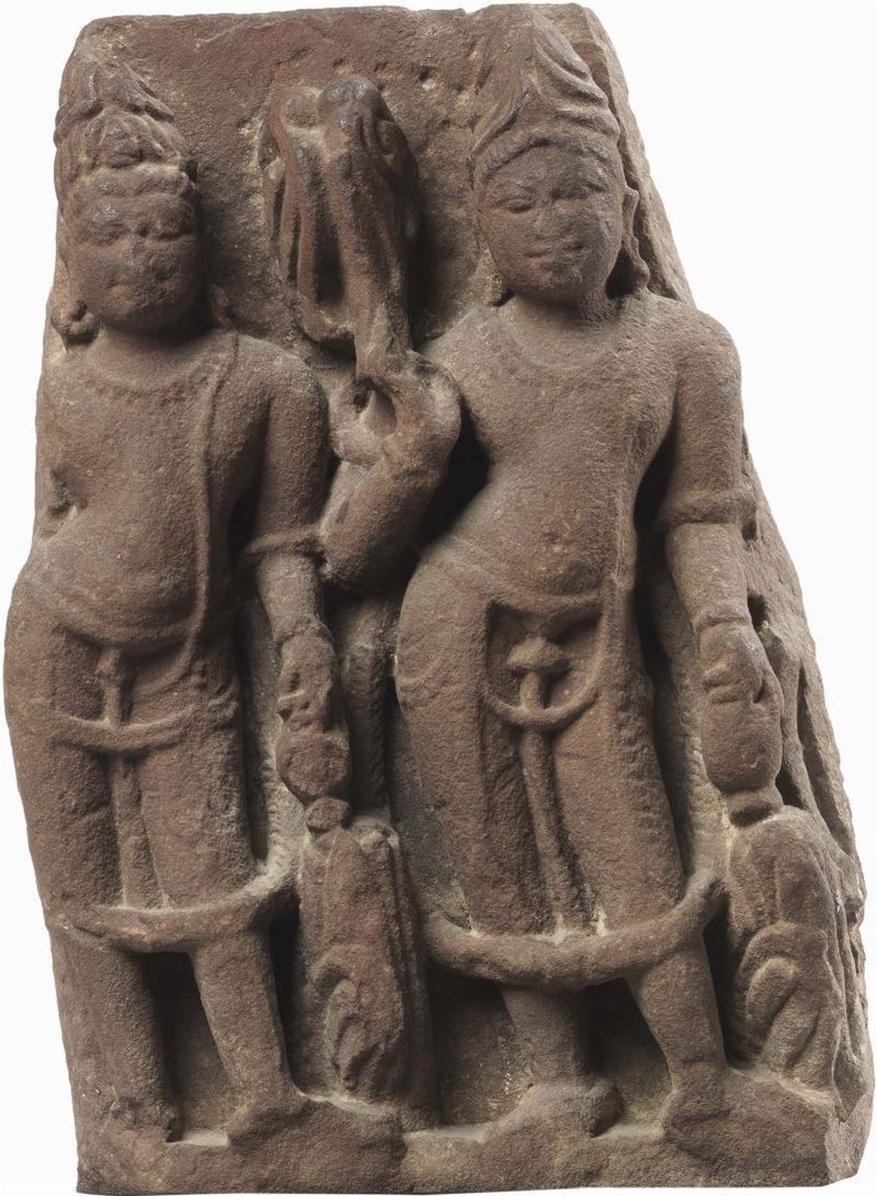 Scultura Raffigurante «divinità Assistenti di Indra»