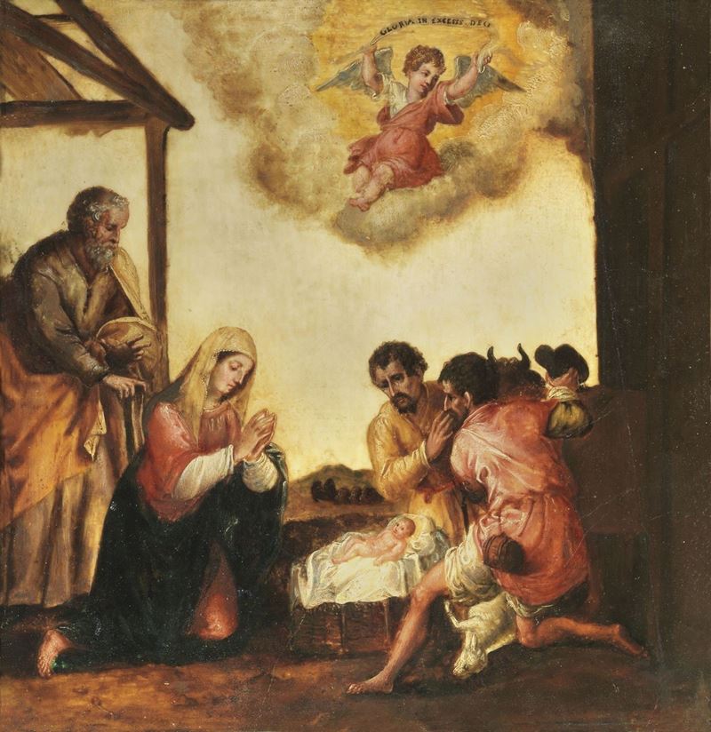 Felice Brusasorci (attr. A) - Adorazione dei Pastori