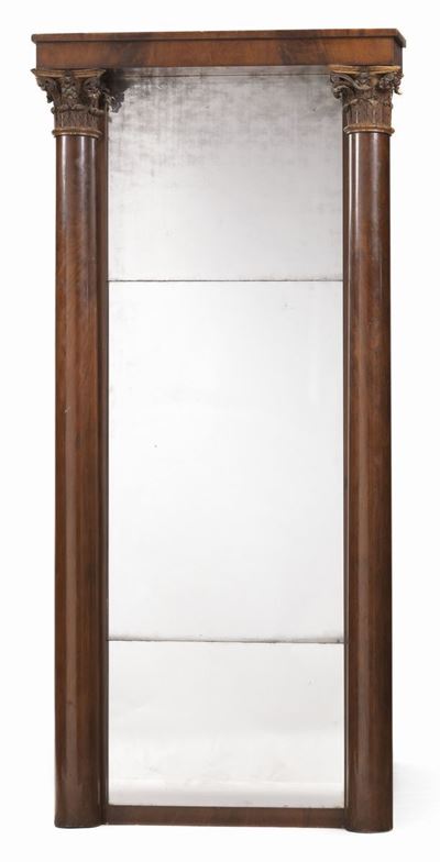 Specchiera in Legno di Mogano