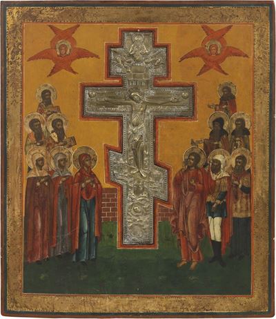 Crocifissione con le Tre Marie e Santi