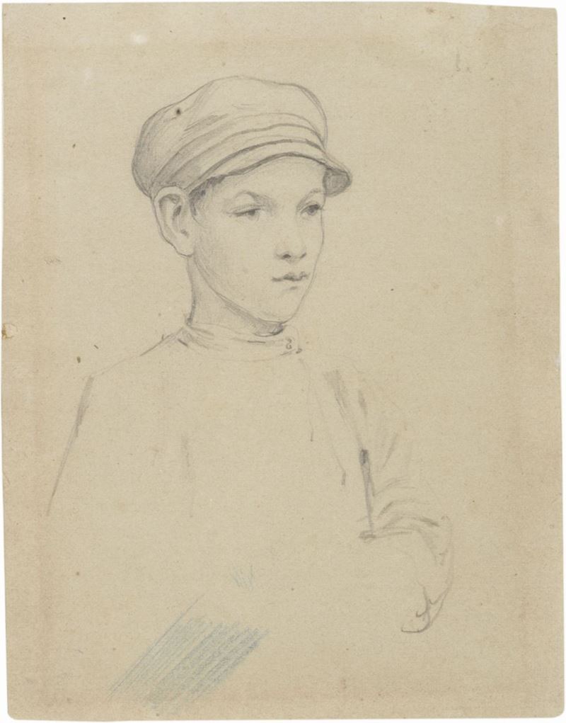 Nicolai Kornilievitch Pimonenko - Ritratto di Giovane con Berretto