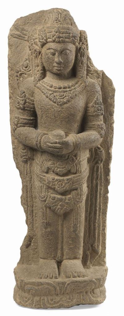 Scultura Raffigurante Divinità Induista