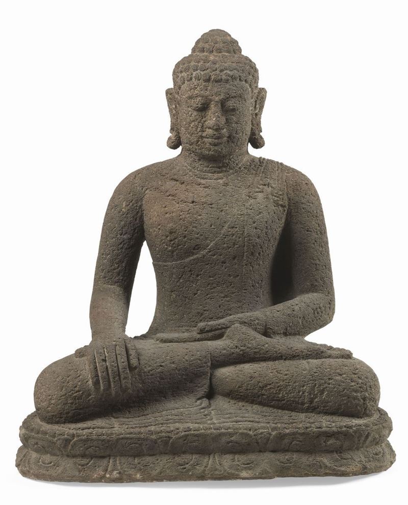 Scultura Raffigurante «bodhisattva Assiso»