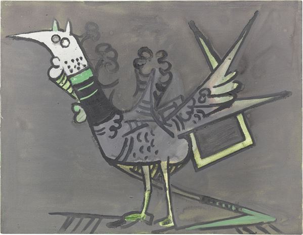 Wifredo Lam : Le Coq  (1970)  - Olio su tela - Auction CONTEMPORARY ART - I - Casa d'aste Farsettiarte
