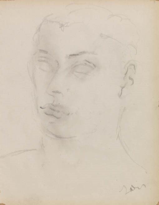 Filippo De Pisis - Testa di Ragazzo