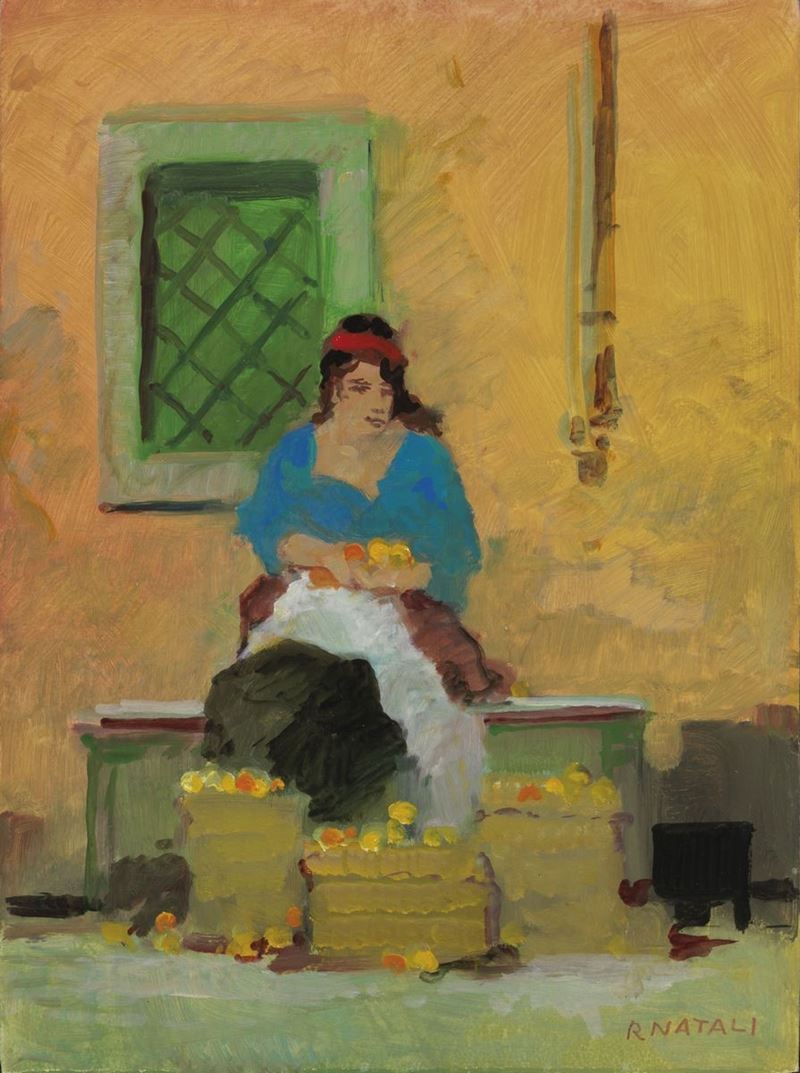 Renato Natali - Giovane Fruttivendola