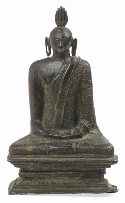 Scultura Raffigurante «buddha Amida nel Mudra della Meditazione»