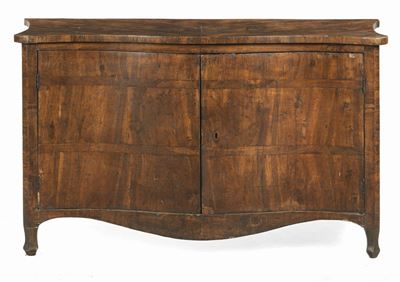 Credenza Lastronata in Legno di Noce