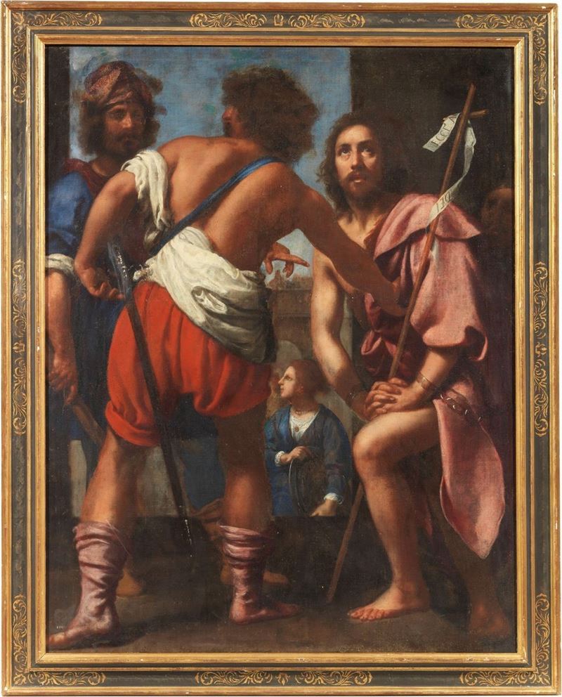 Felice Ficherelli, Detto il Riposo (attr. A) - San Giovanni Battista in Attesa del Martirio Dinan...