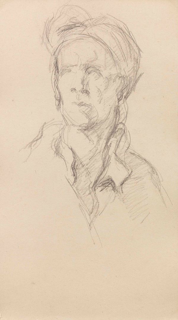 Paul C&#233;zanne - Busto di Nicolas Coustou di Guillaume Coustou (dal marmo del Louvre)