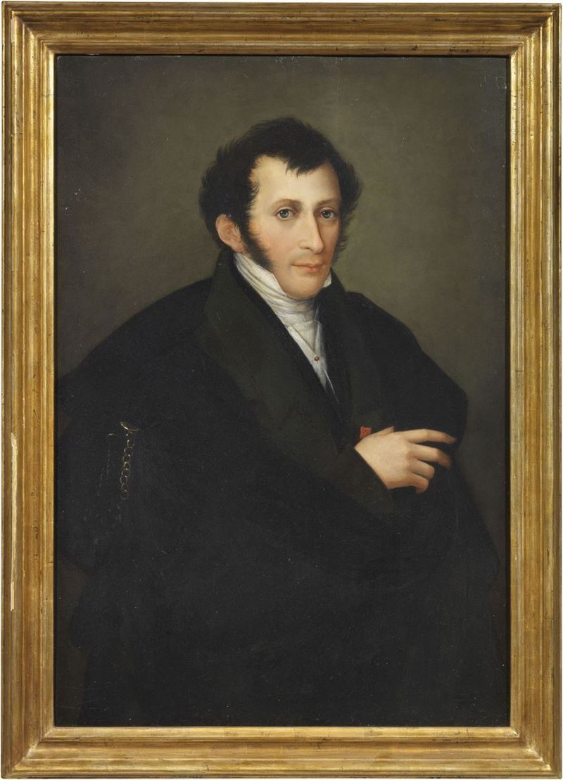 Scuola Russa del XIX Secolo - Ritratto Maschile