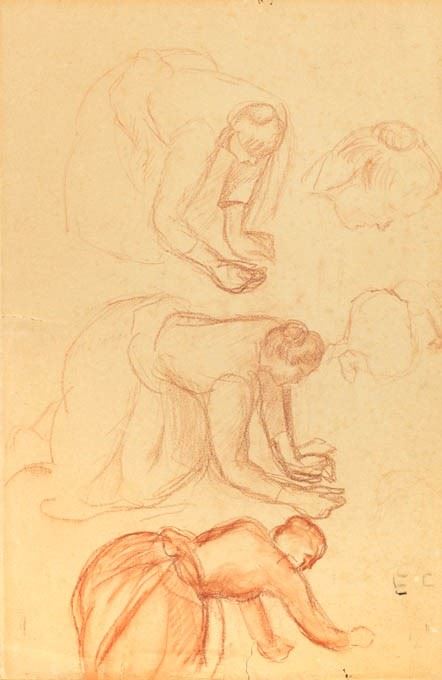 Elisabeth Chaplin - Studio per «la Raccoglitrice di Olive»