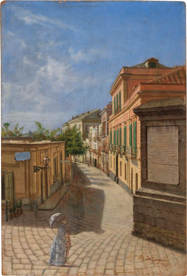 Marco De Gregorio - Via del Granatello a Portici (attuale via Emanuele Gianturco)