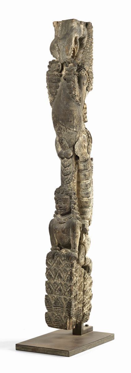 Scultura Induista in Legno